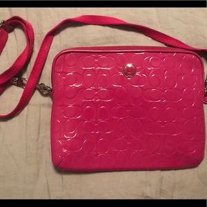 Coach tablet iPad carrying case